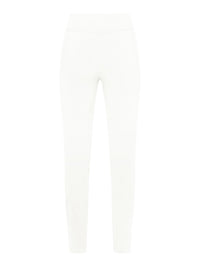 Leggings - Hvid - Elastik i Taljen
