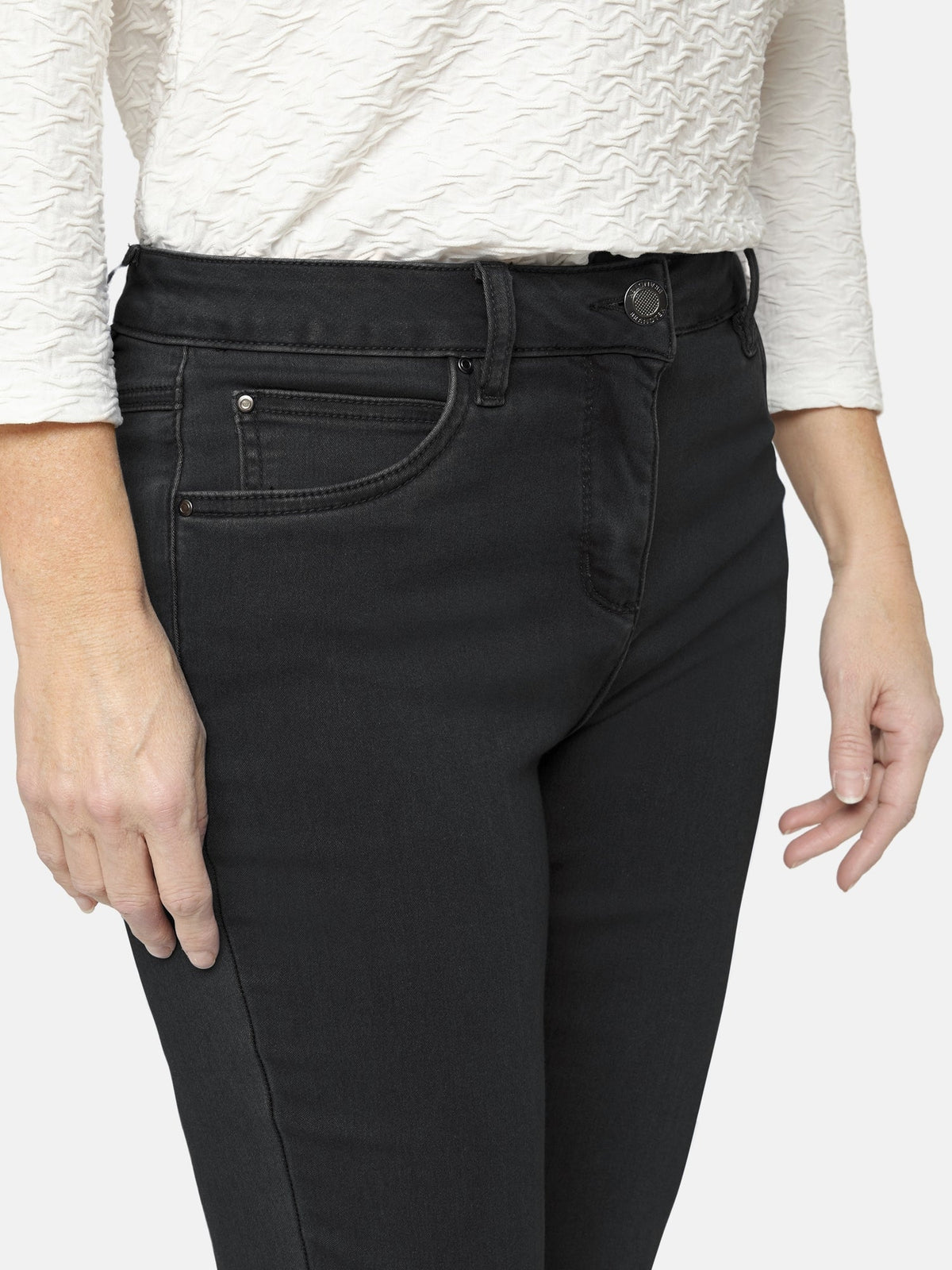 Madelaine Jeans - Sort - Straight Fit