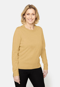 Langærmet Strik - Gul