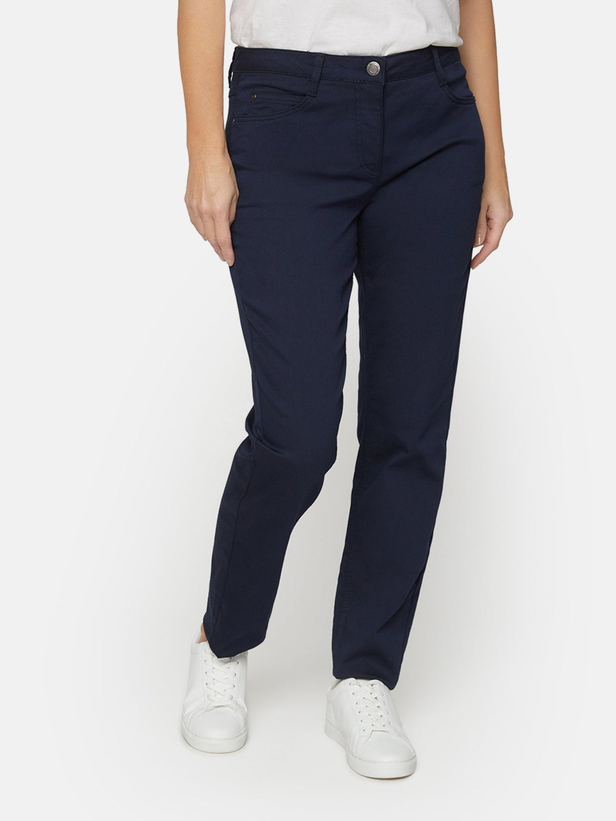 Madelaine Superstretch Jeans - Navy - Straight Fit