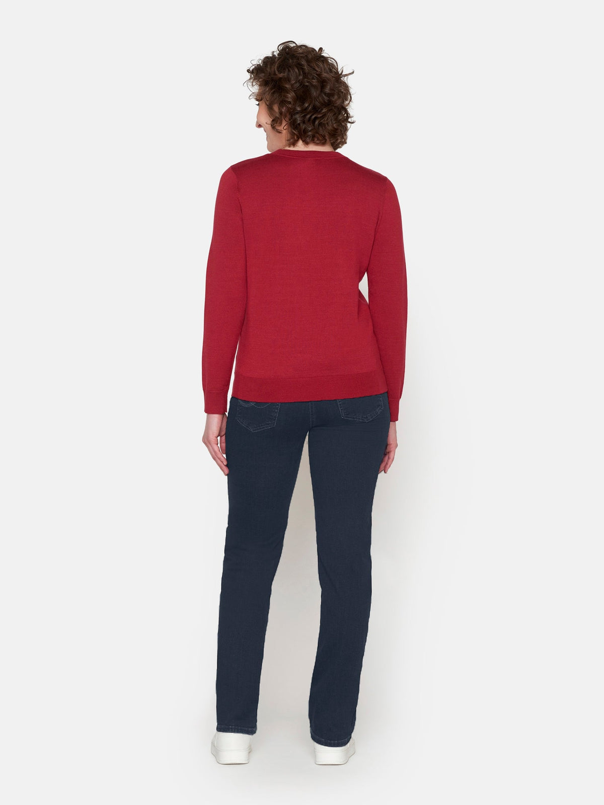 Ingrid Jeans - Mørkeblå - Straight Fit - Brede Lægge