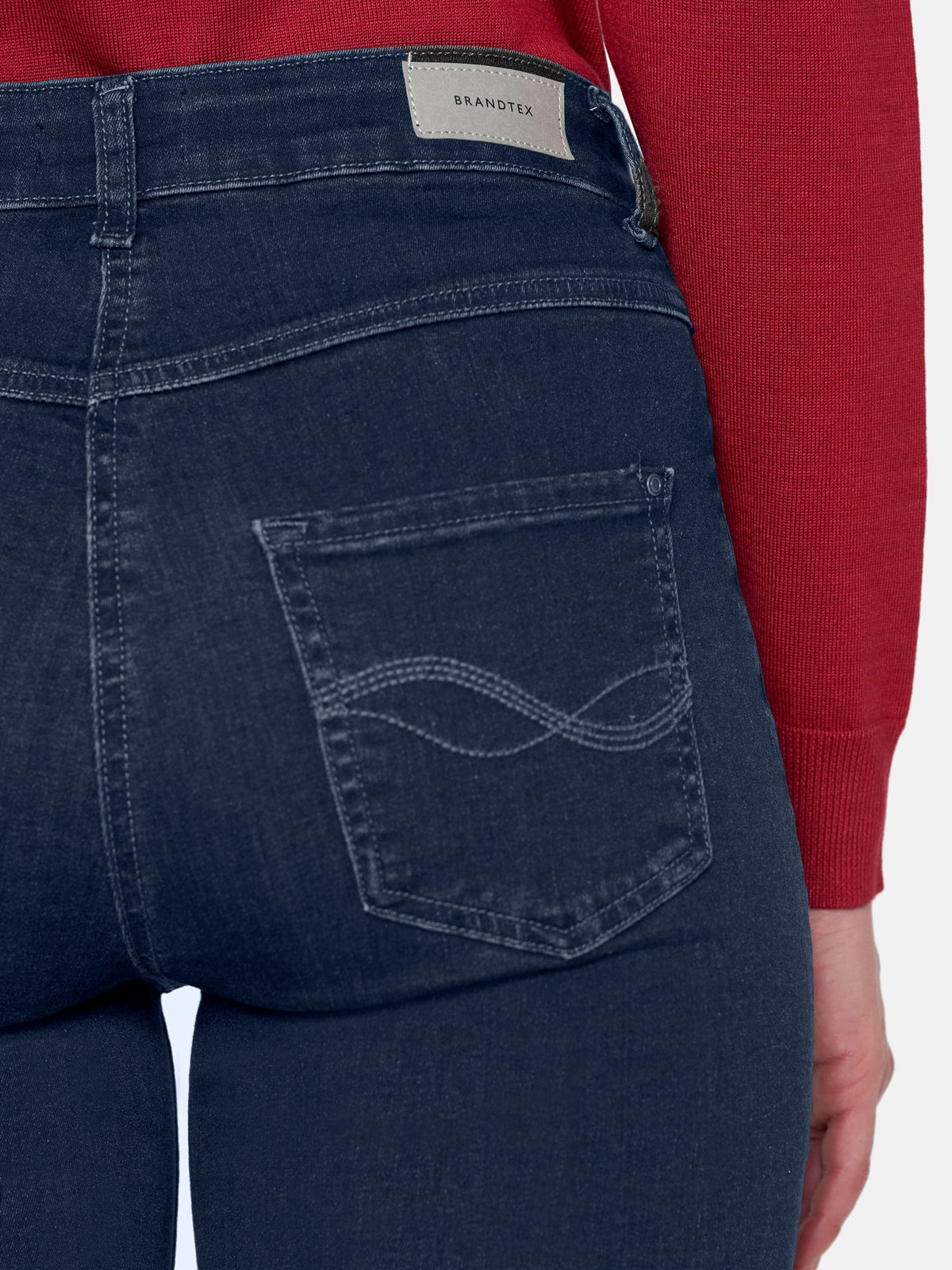 Ingrid Jeans - Mørkeblå - Straight Fit - Brede Lægge