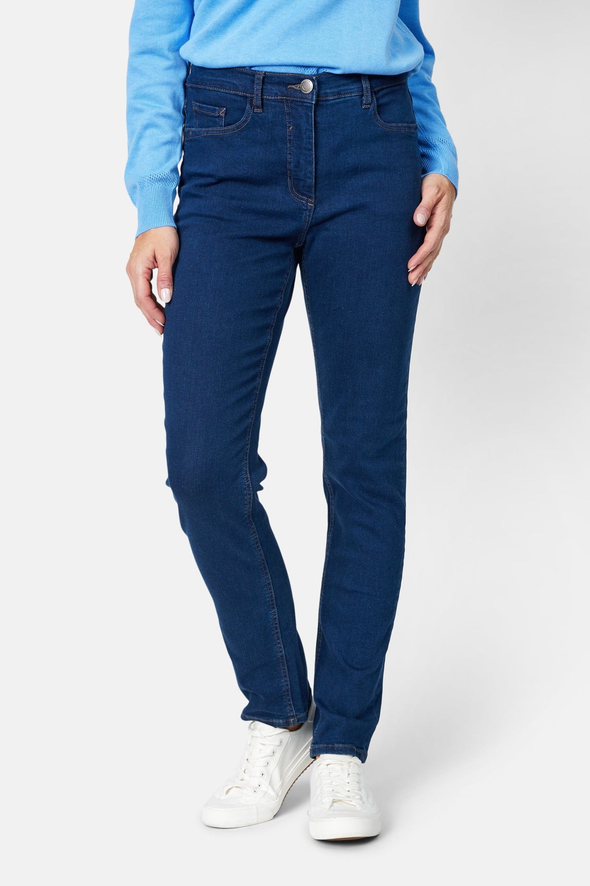 Elisabeth Jeans - Mørkeblå - Curvy Fit