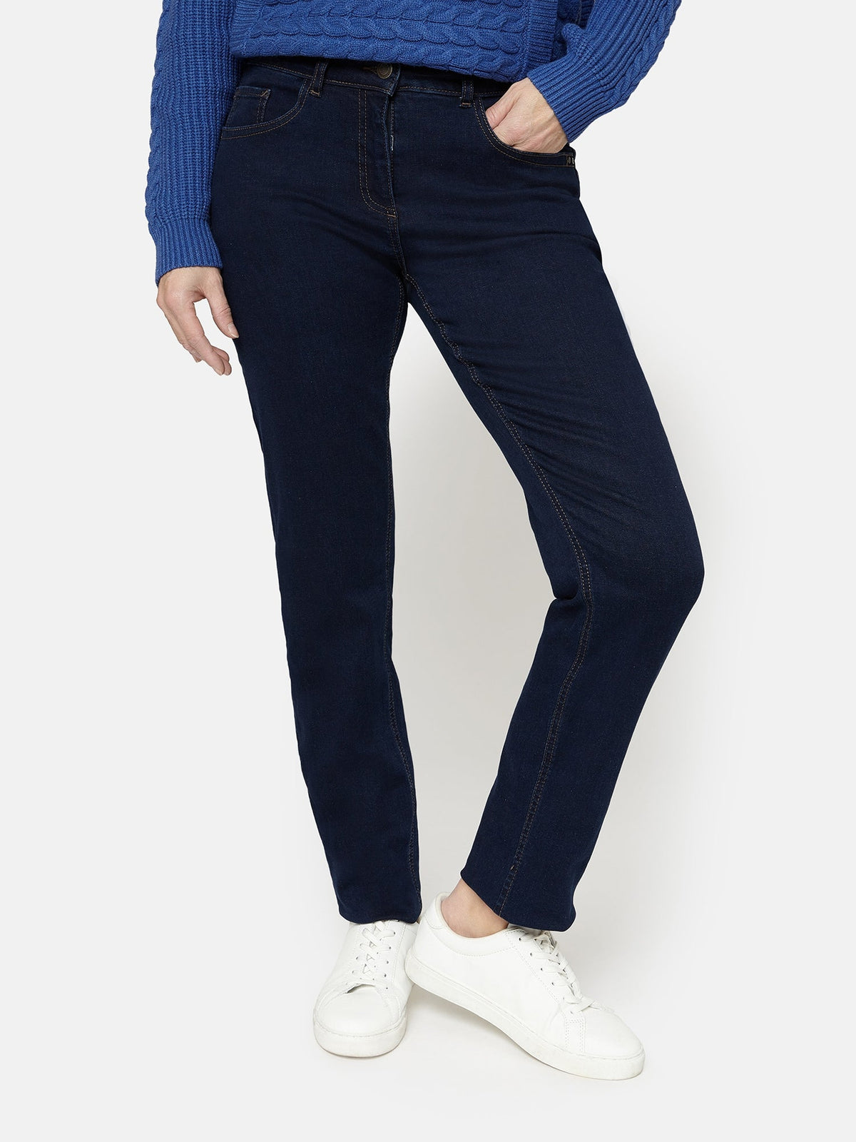 Madelaine Jeans - Mørkeblå - Straight Fit