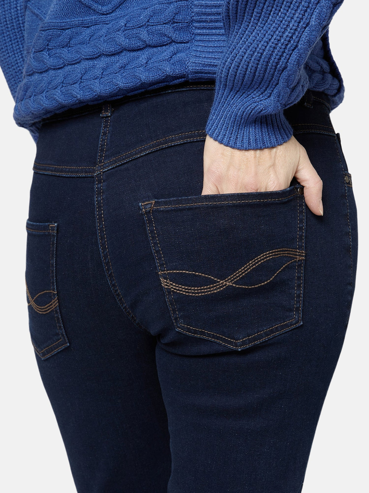 Madelaine Jeans - Mørkeblå - Straight Fit