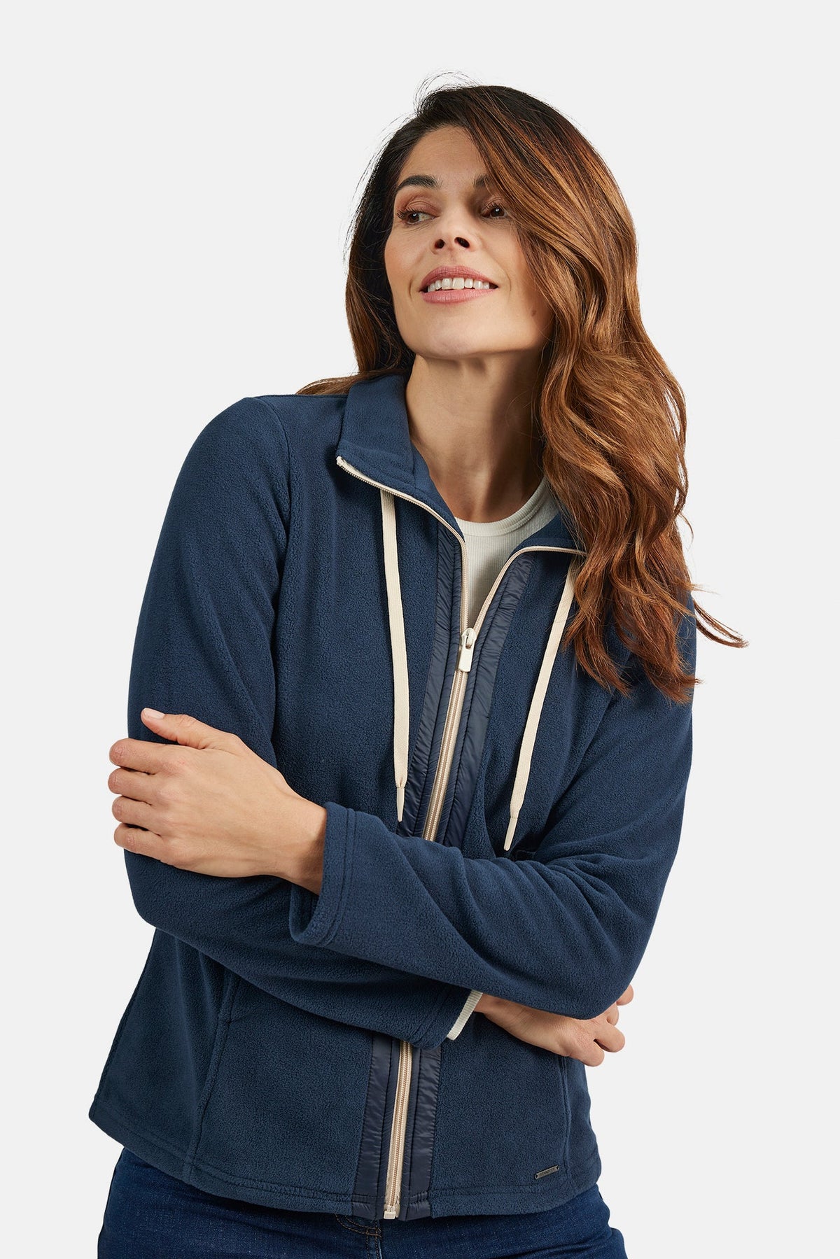 Fleece Jakke - Navy