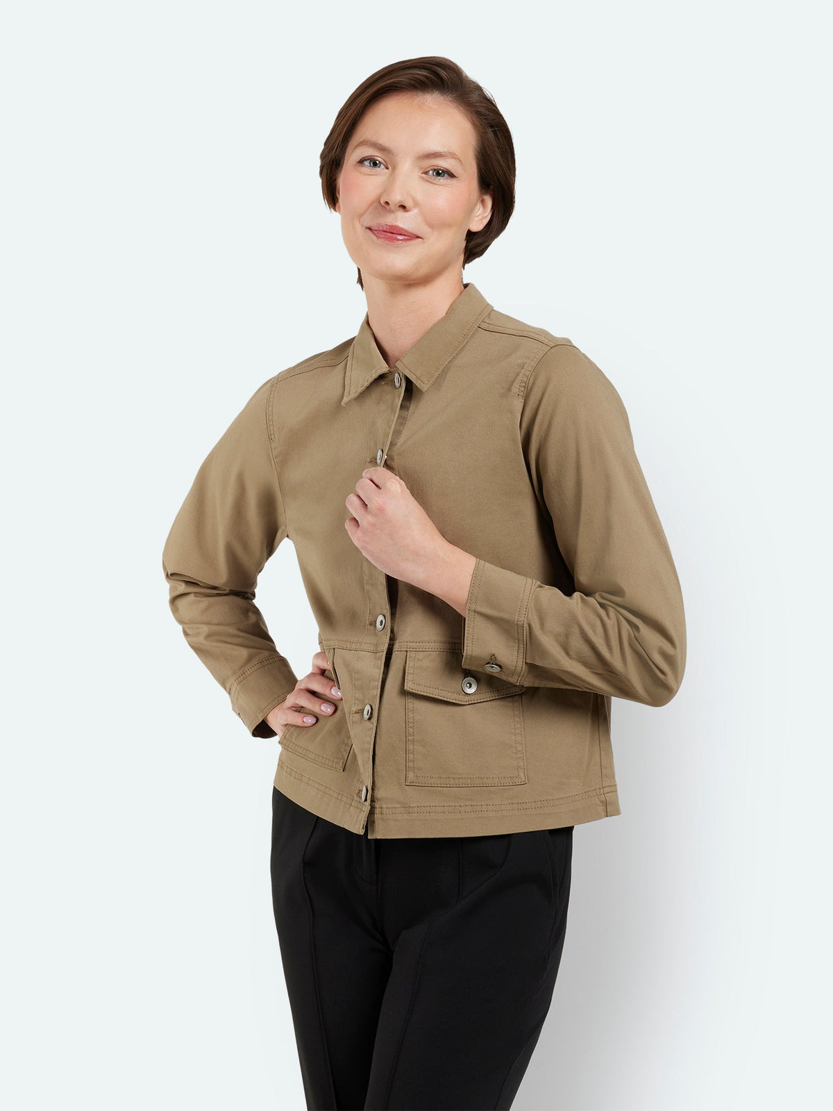 Let Jakke - Khaki