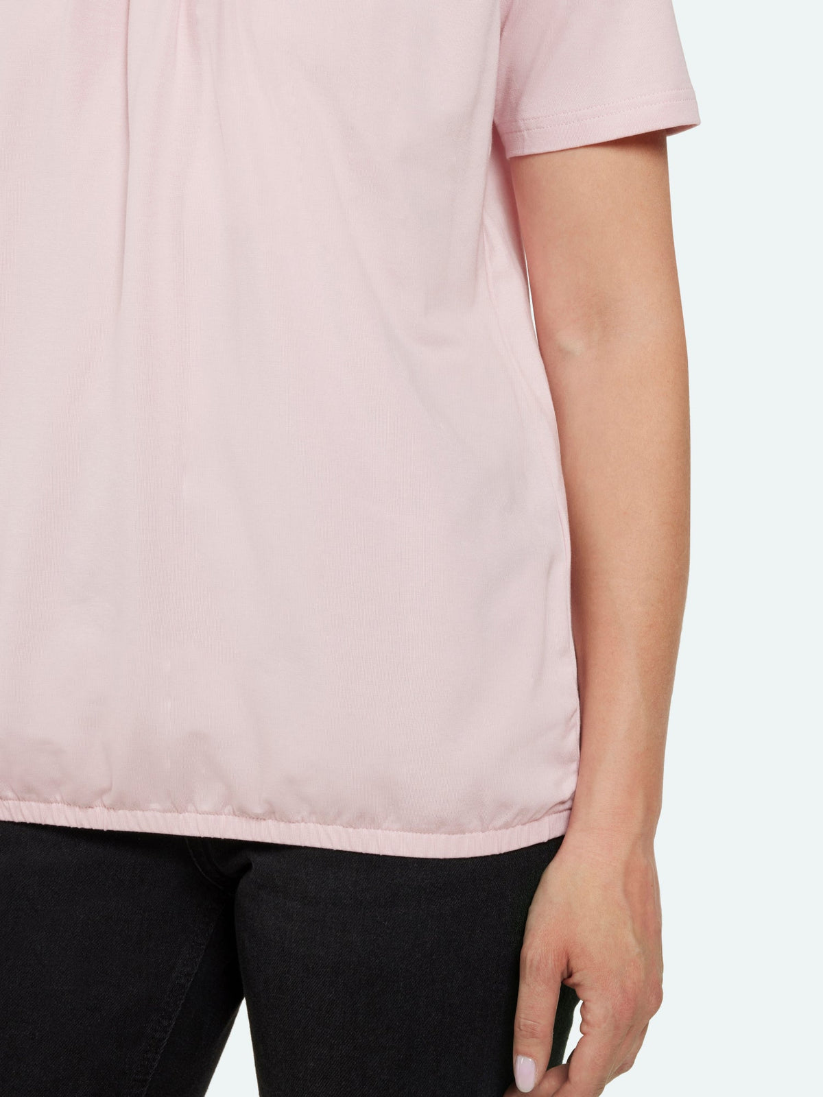 T-shirt - Rosa - Elastik i Taljen