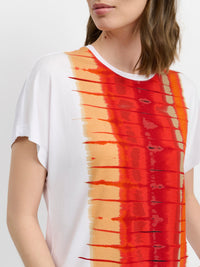 T-shirt - Rød - Mønstret