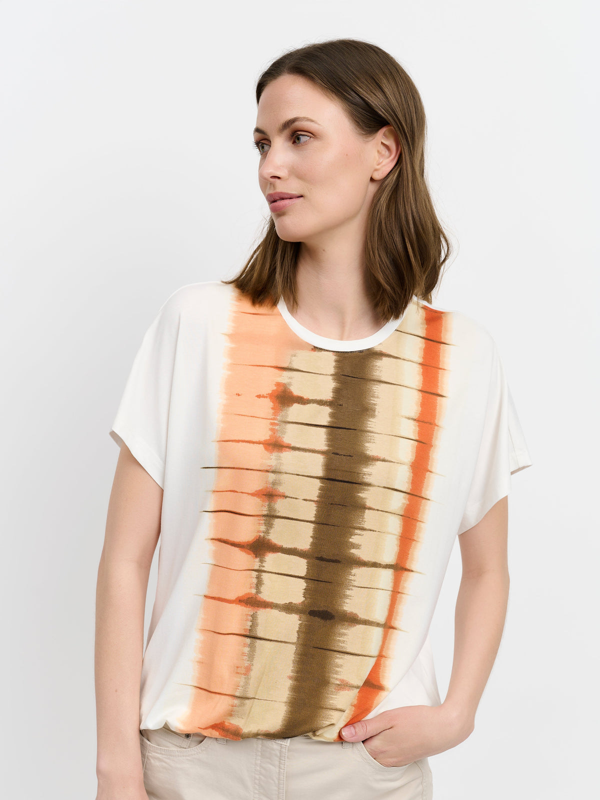 T-shirt - Koral Mix - Mønstret