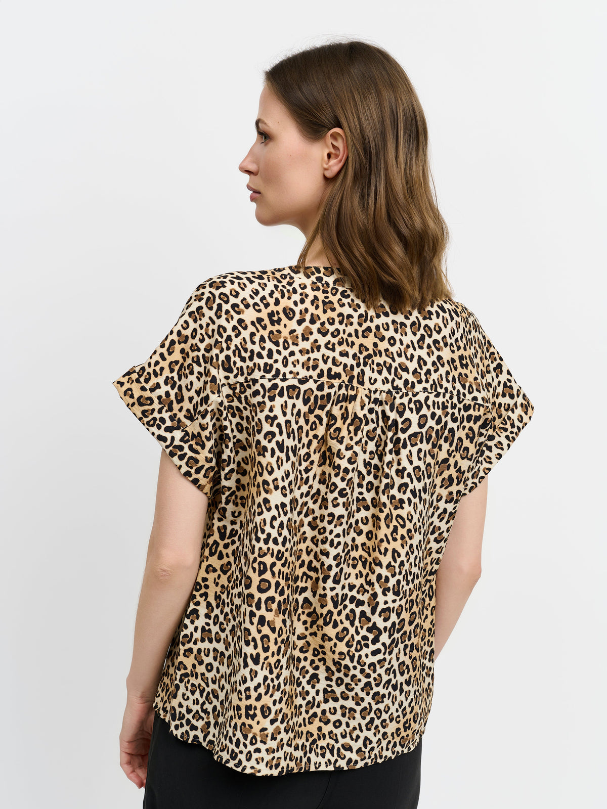 Bluse - Leopard Print