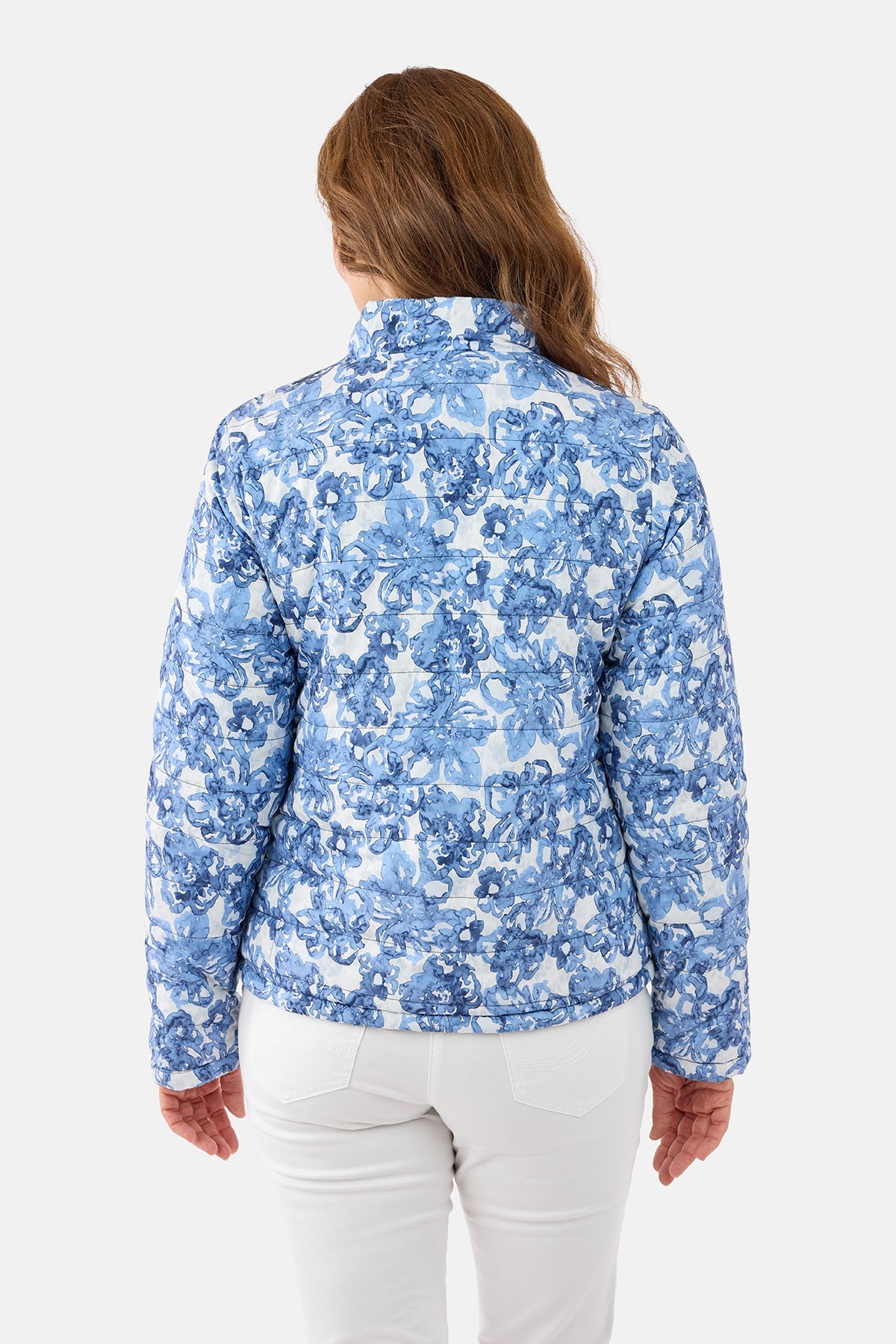 Jakke - Blå Mix - Vendbar