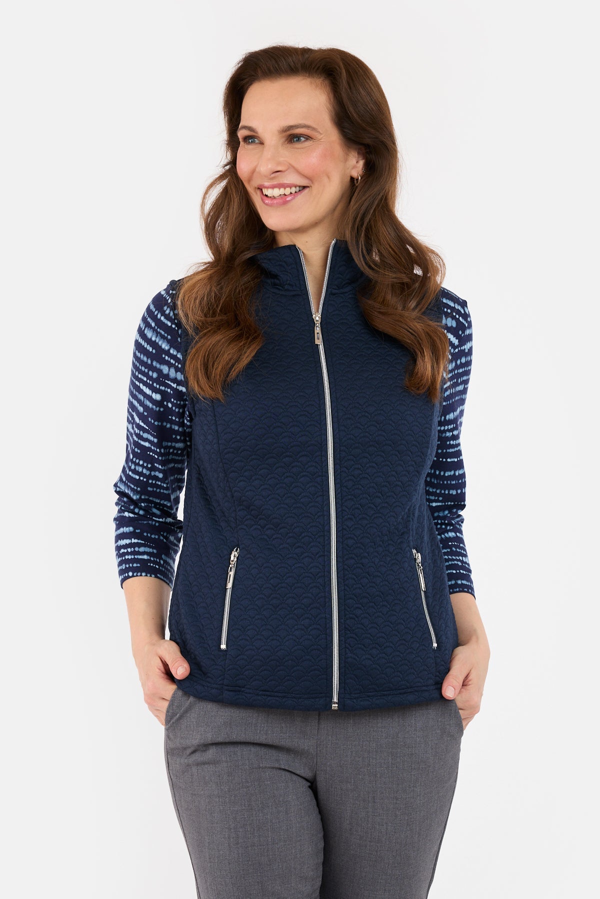 Vest - Navy - Quiltet
