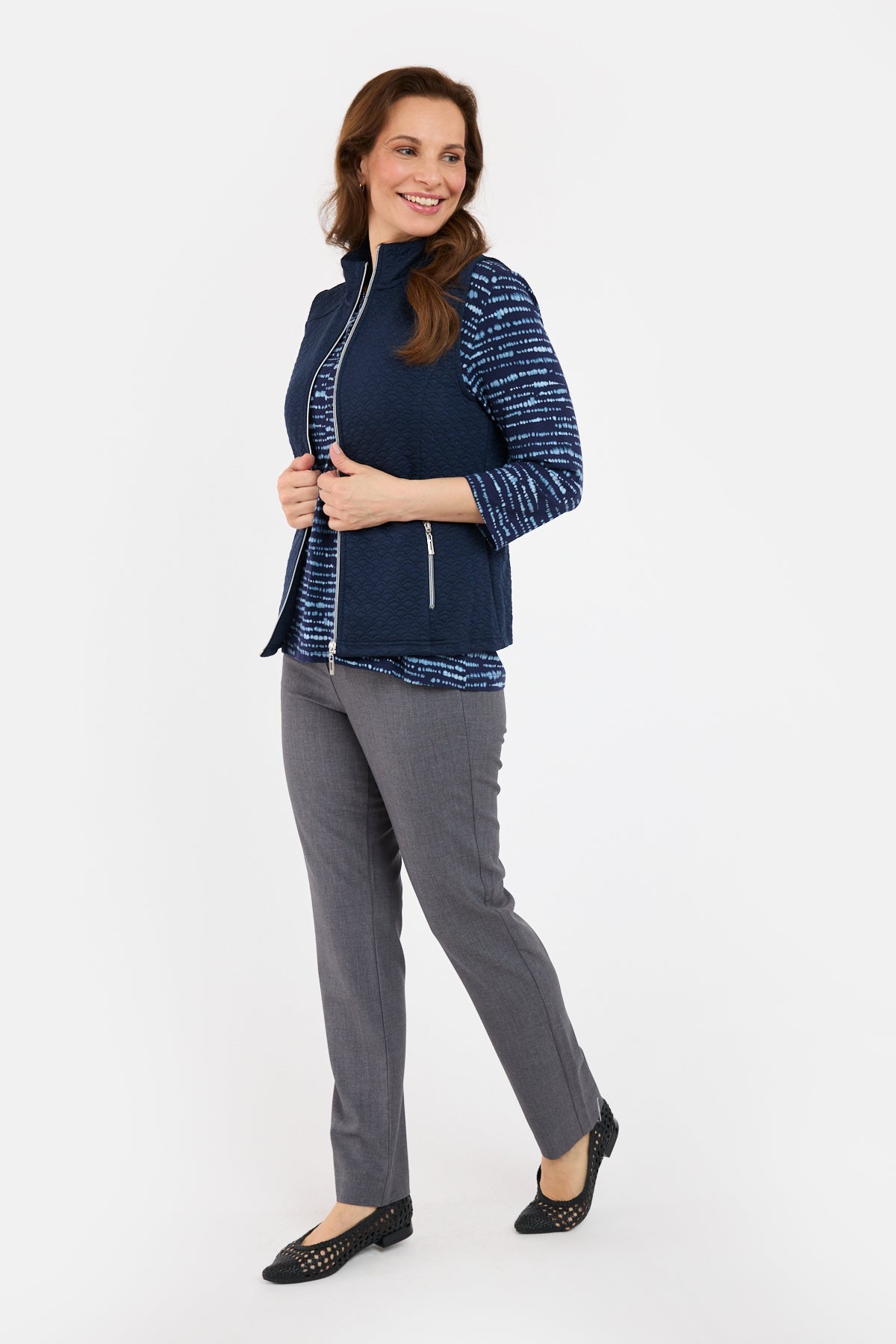 Vest - Navy - Quiltet