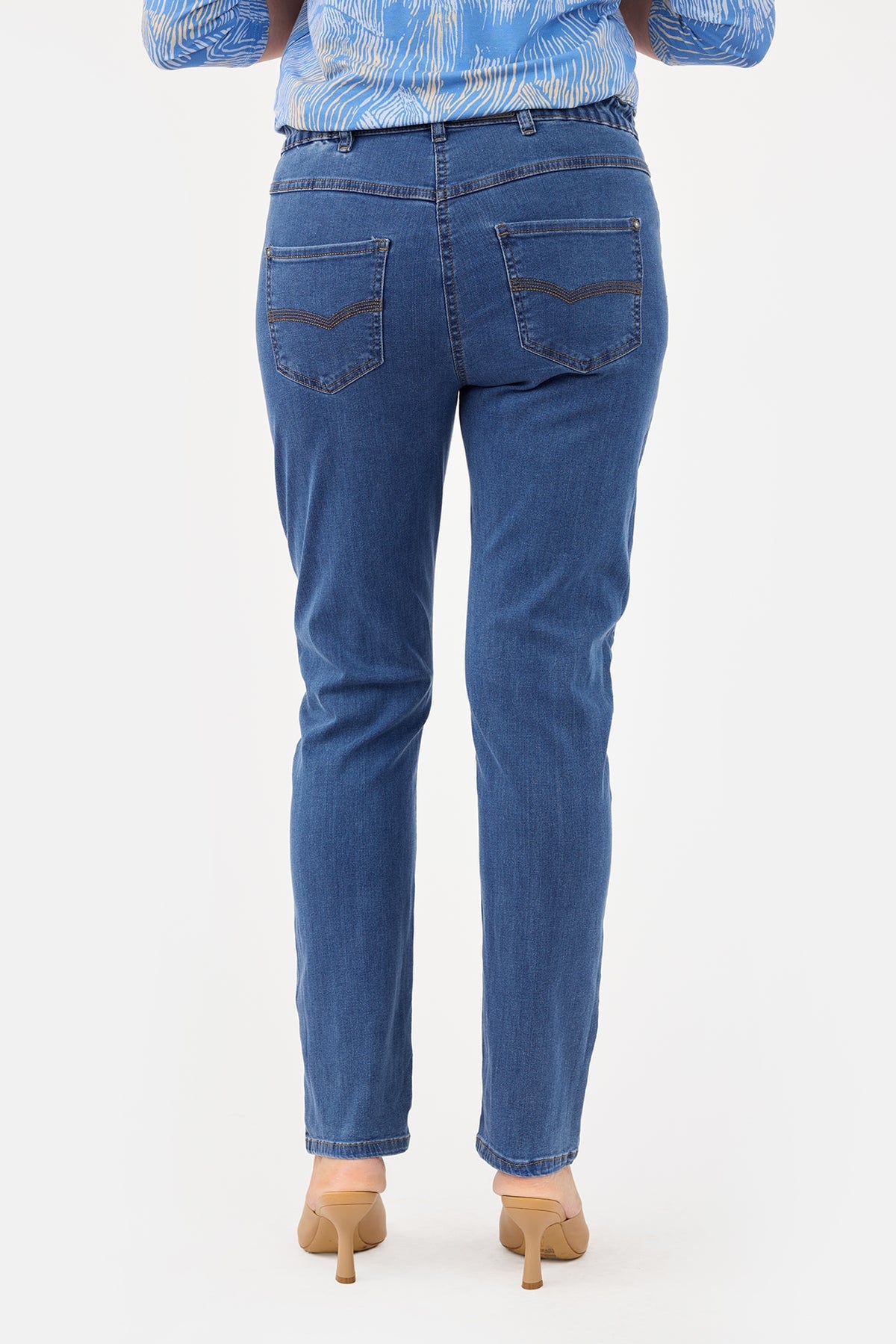 Elisabeth Jeans - Blå - Curvy Fit