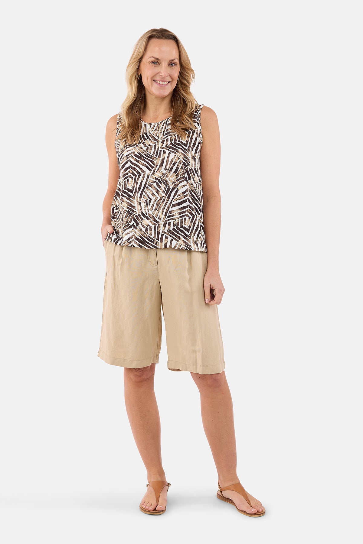 Shorts - Sand - Med Læg