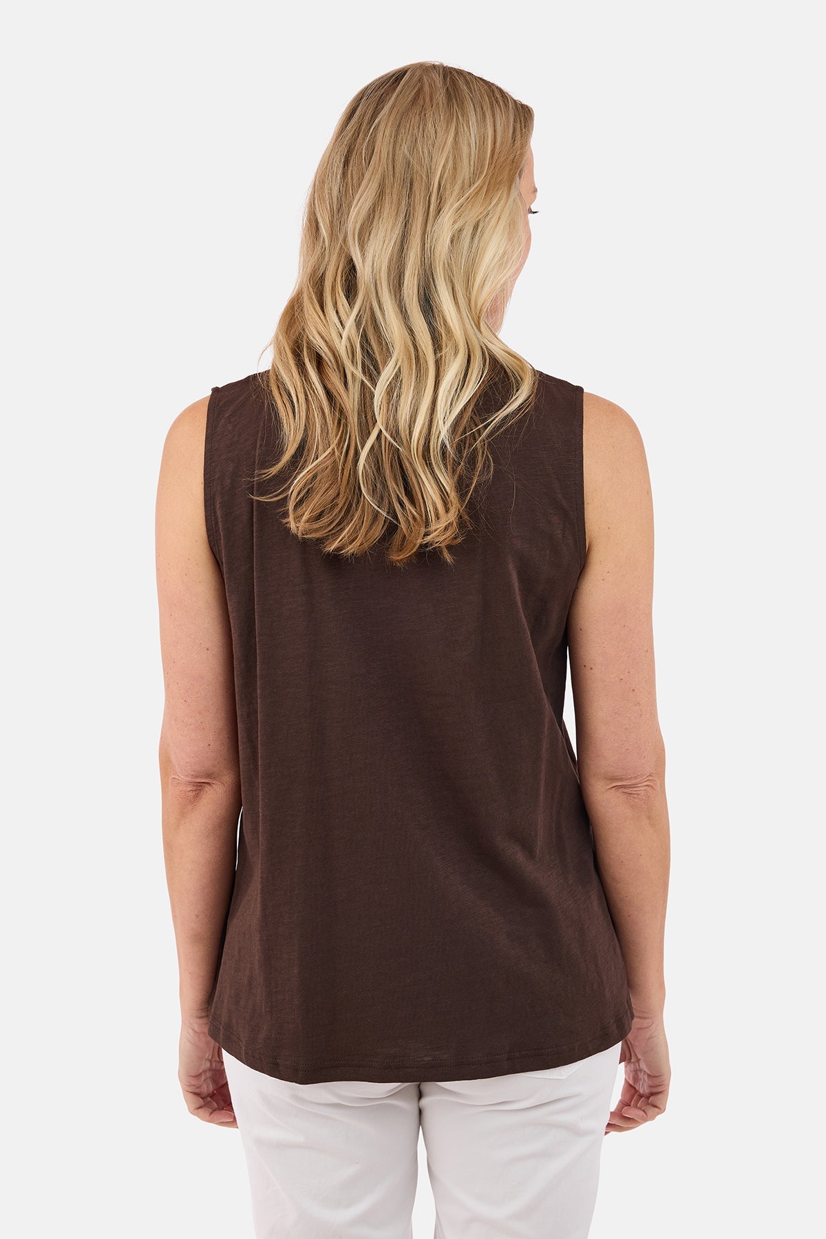 Top - Brun - Blondekant