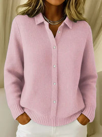 Alma | Tekstureret cardigan med knapper