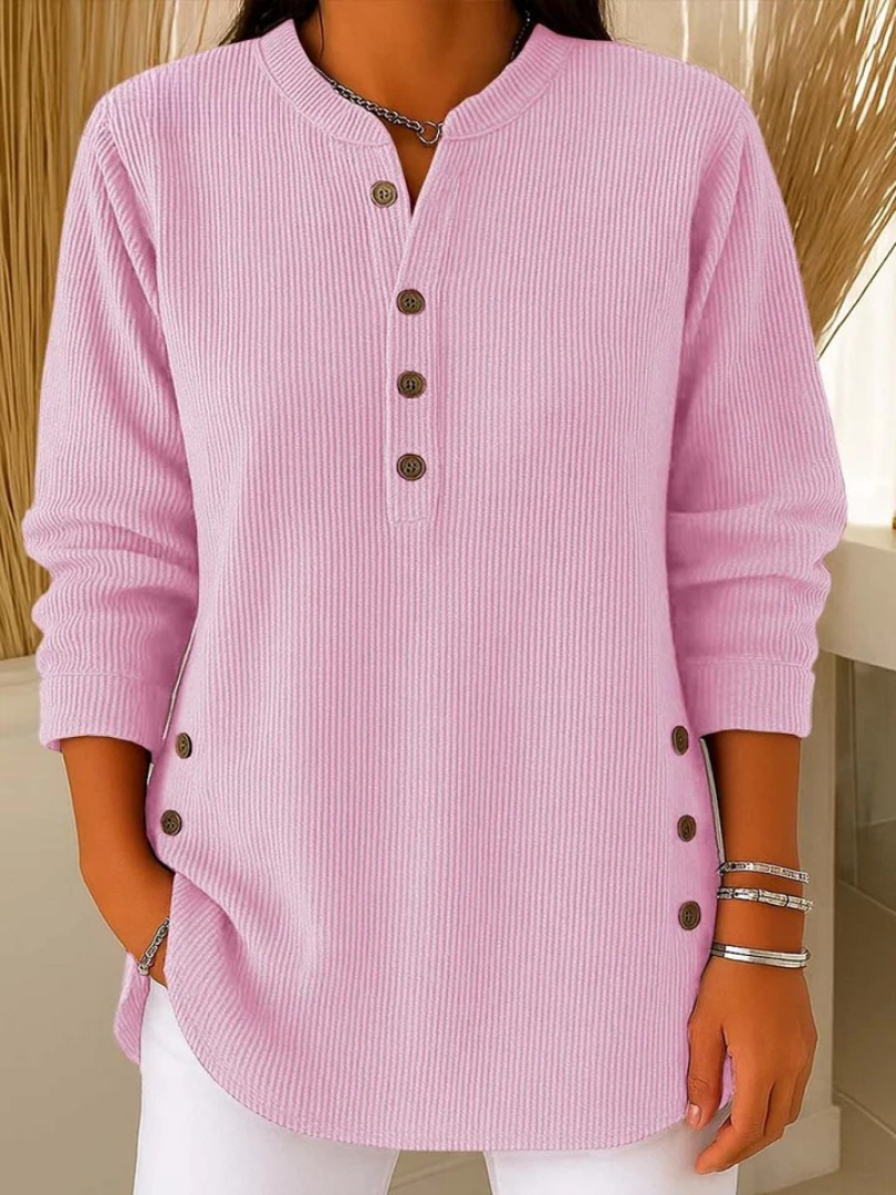 Kaia | Henley-tunika med knapper