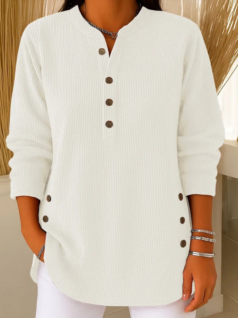 Kaia | Henley-tunika med knapper