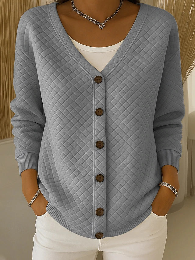 Mira | Quiltet cardigan med knapper