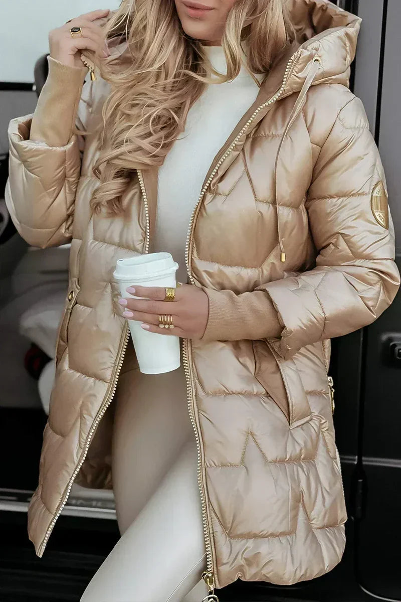 Xalviere | Mila Winterjacke mit Kapuze für Damen