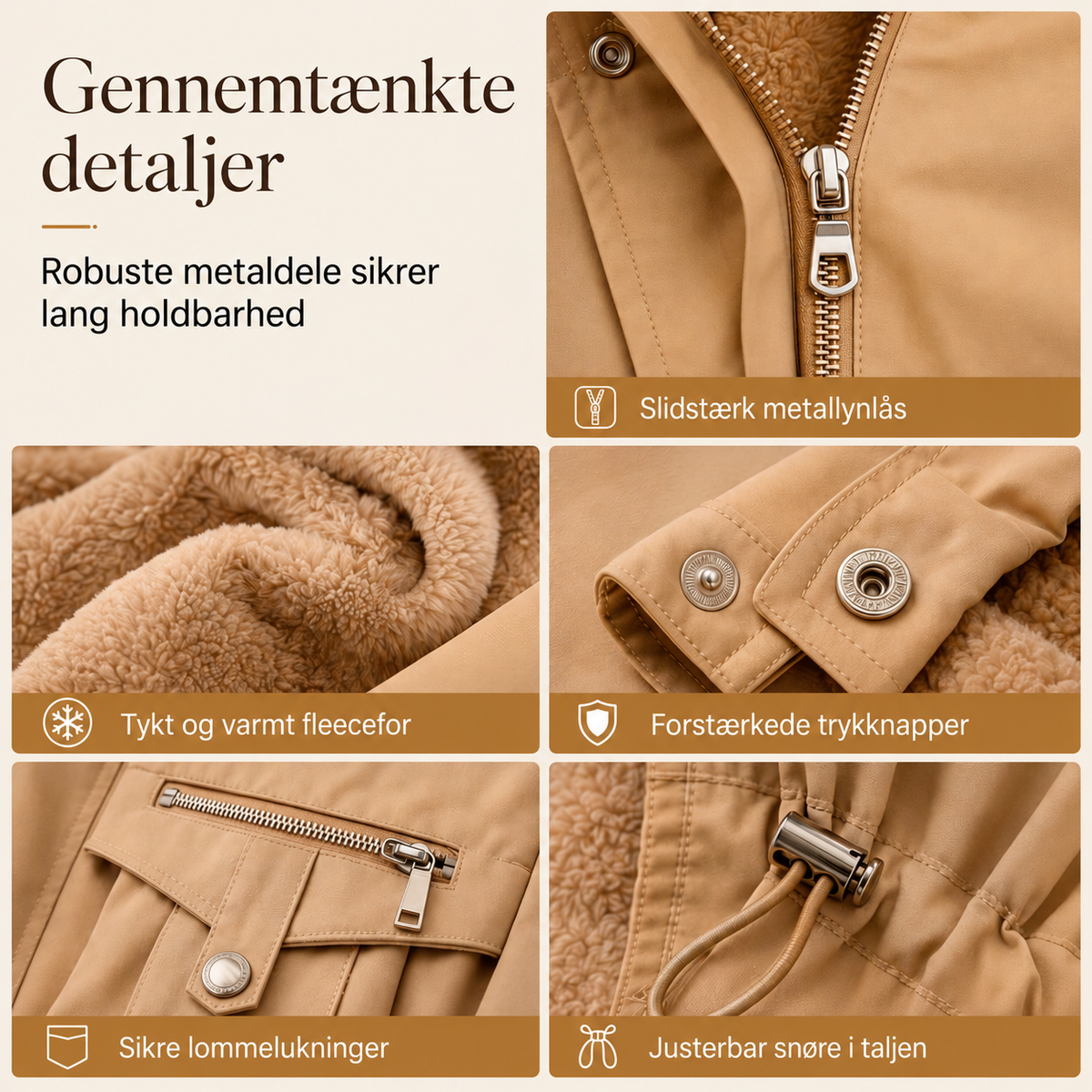 Gennemtænkte detaljer