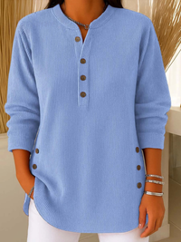 Kaia | Henley-tunika med knapper