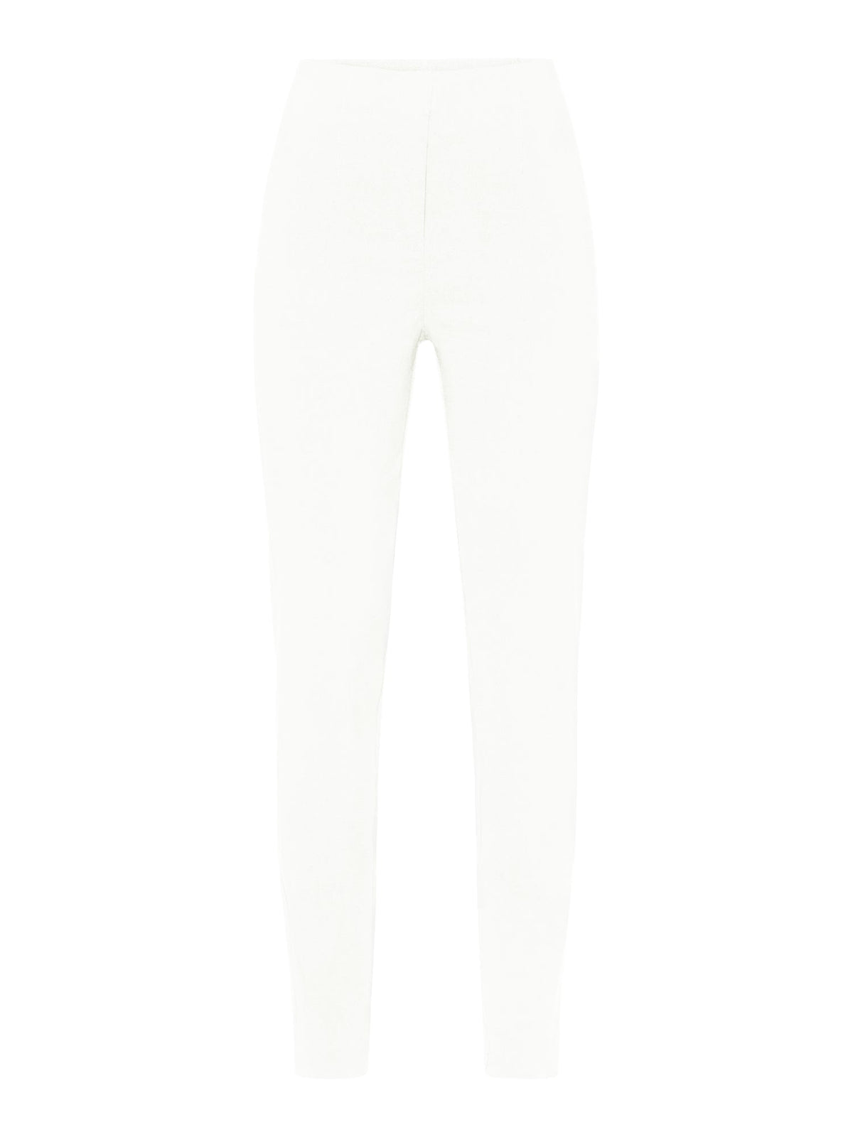 Leggings - Hvid - Elastik i Taljen