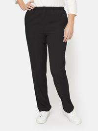 Sofie Bukser - Sort - Slim Fit / Elastik i Taljen