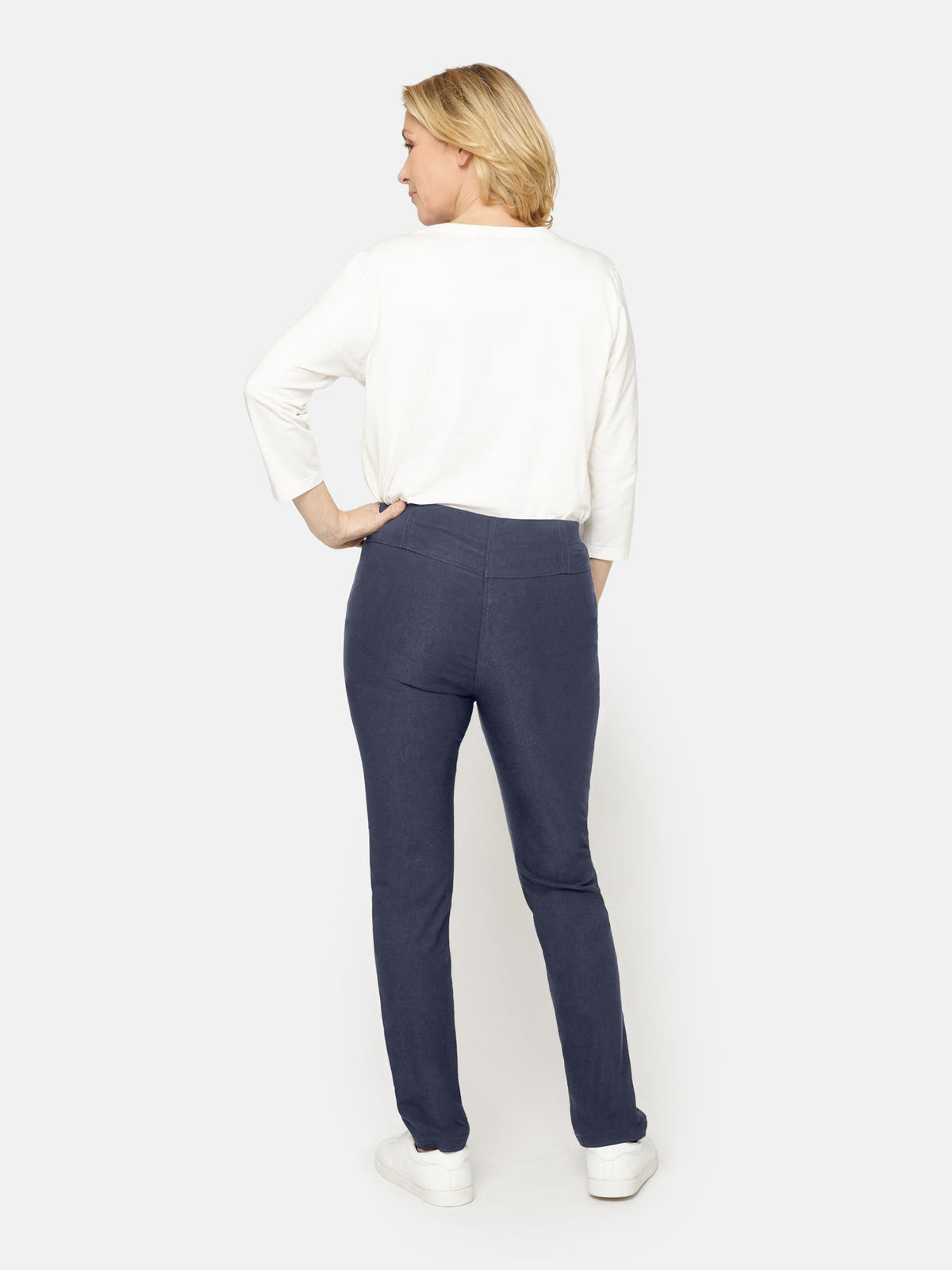 Leggings - Mørkeblå - Elastik i Taljen