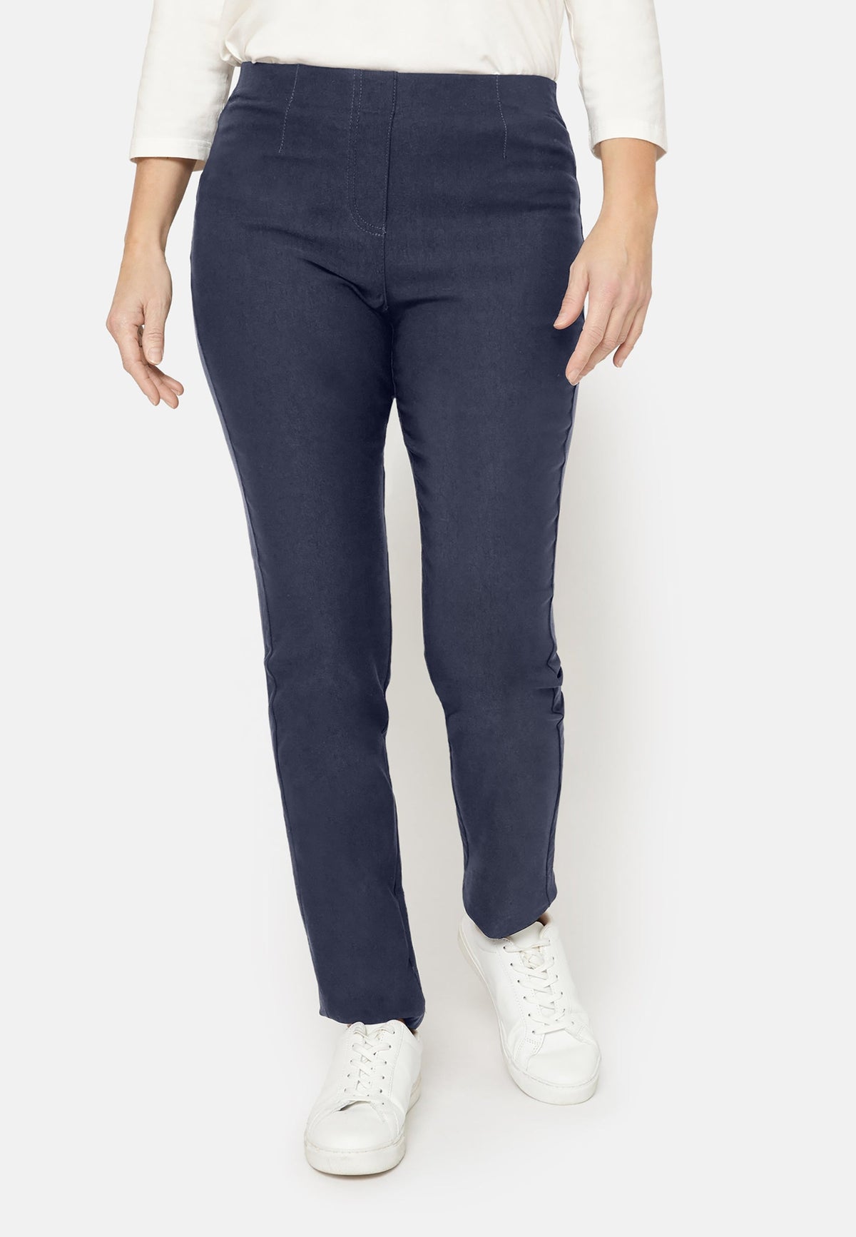 Leggings - Mørkeblå - Elastik i Taljen