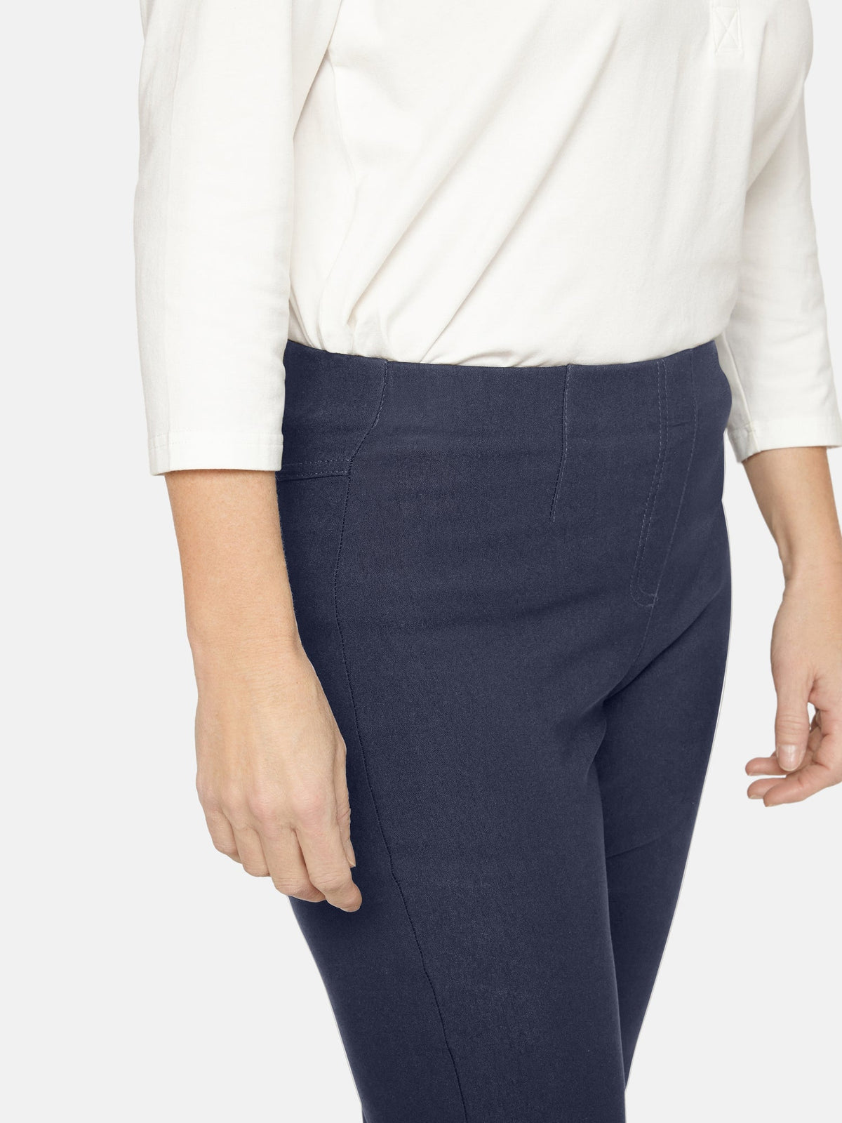 Leggings - Mørkeblå - Elastik i Taljen