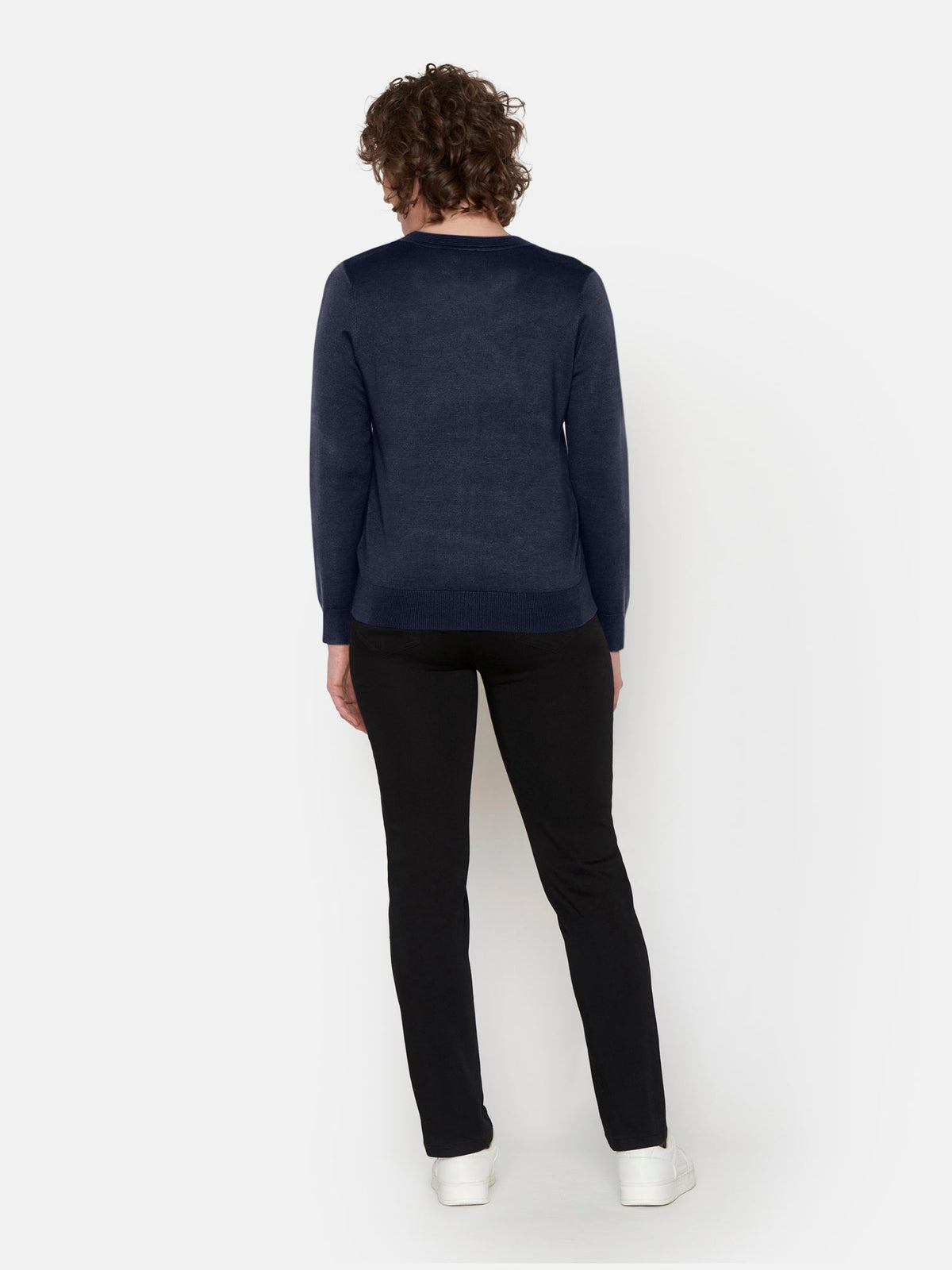 Cardigan Med Lomme - Navy