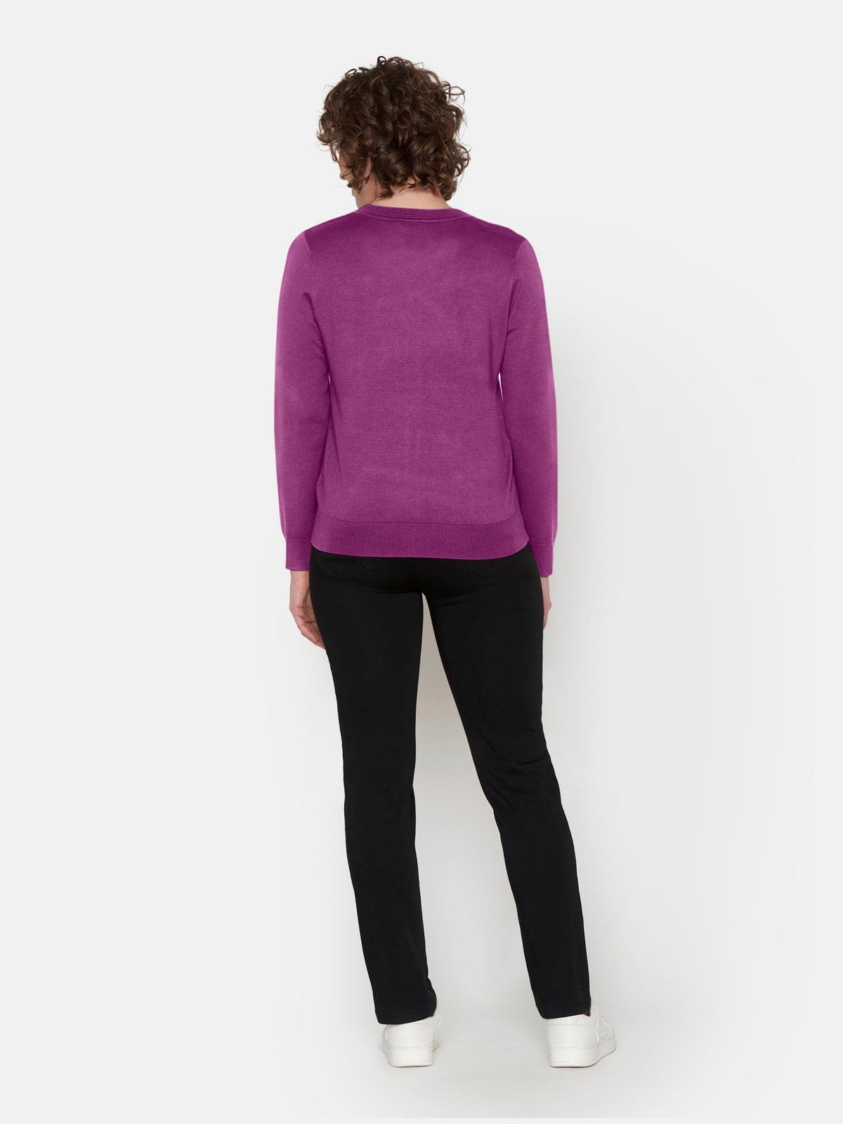 Cardigan Med Lomme - Fuchsia Pink