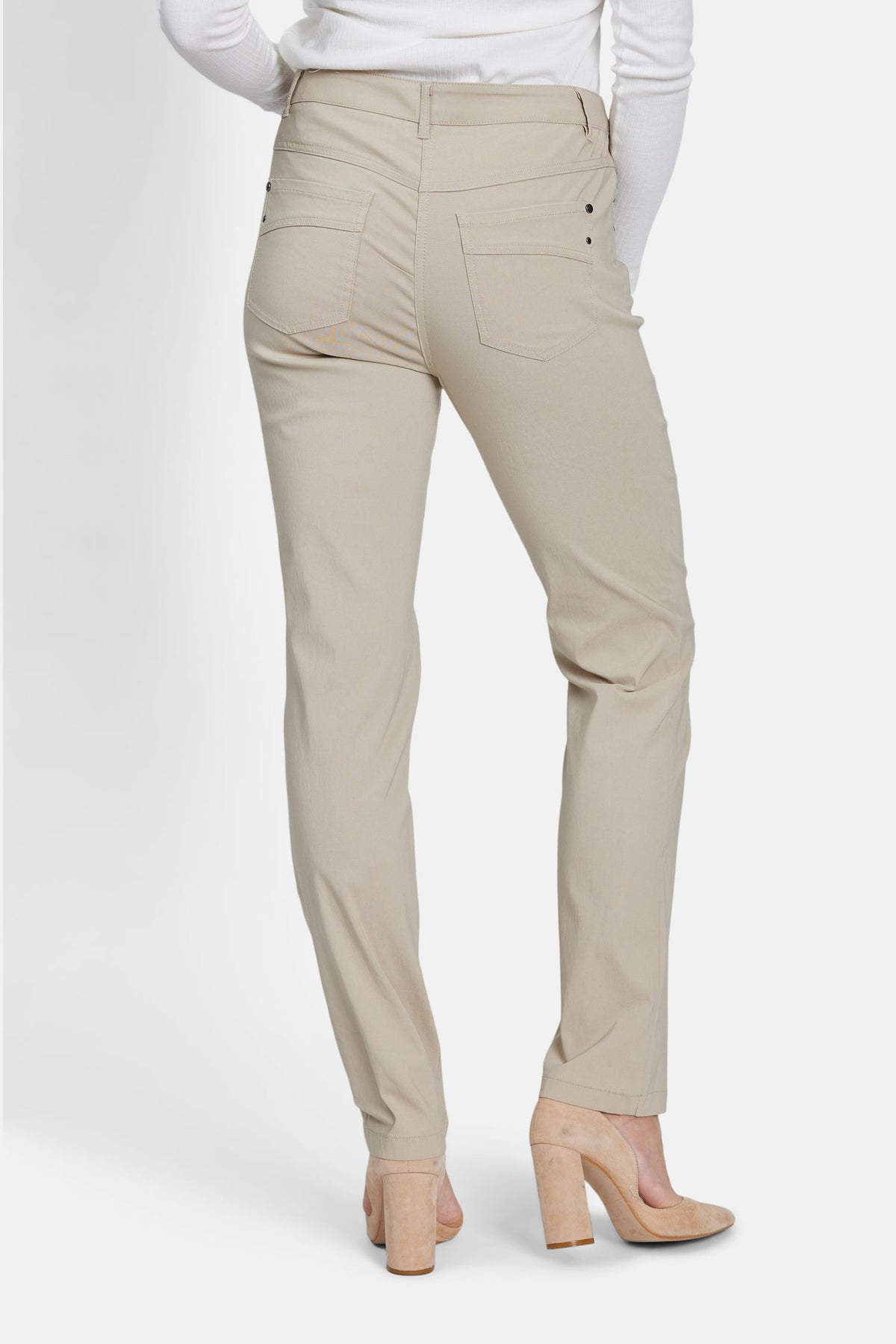 Madelaine Bukser - Sand - Straight Fit