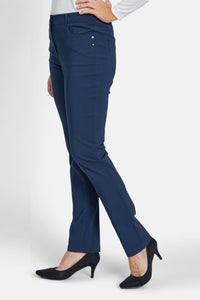 Madelaine Bukser - Navy - Straight Fit