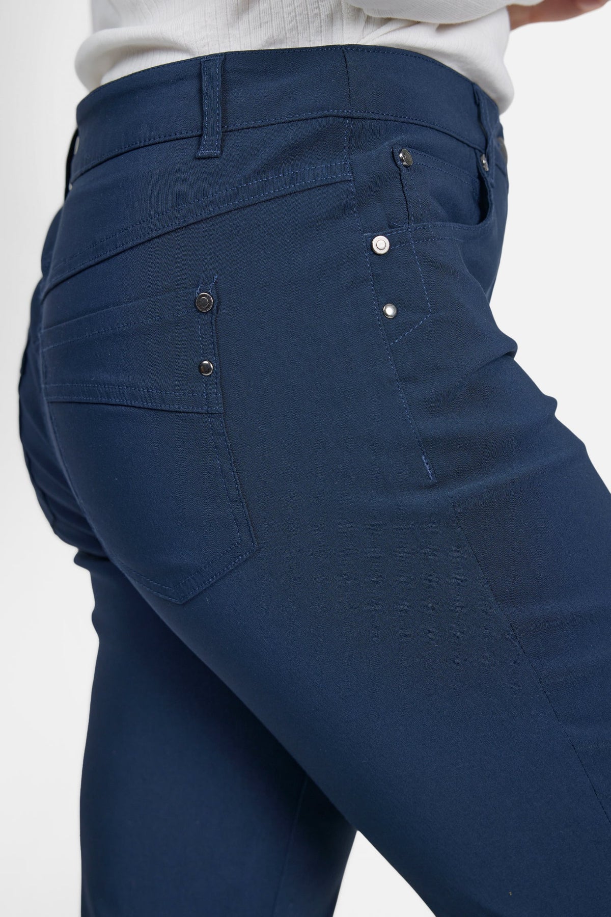 Madelaine Bukser - Navy - Straight Fit