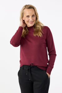 Strik - Bordeaux - Turtleneck