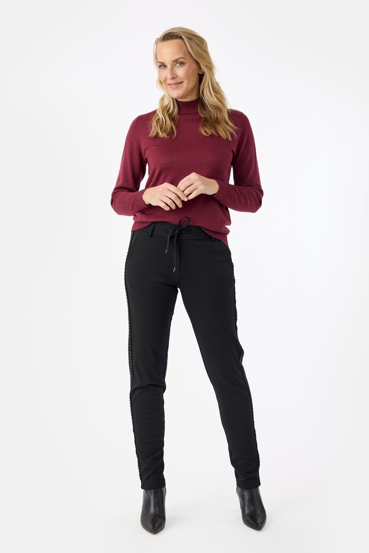 Strik - Bordeaux - Turtleneck