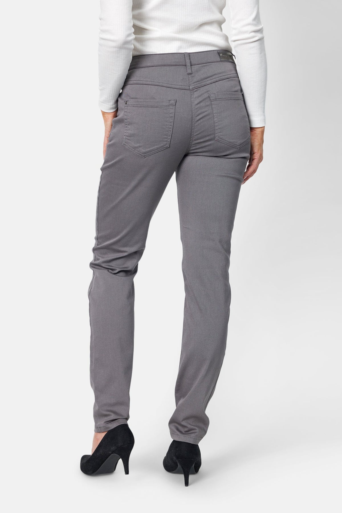 Madelaine Superstretch Jeans - Grå -  Straight Fit