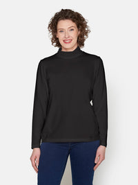 Rullekrave T-shirt - Sort