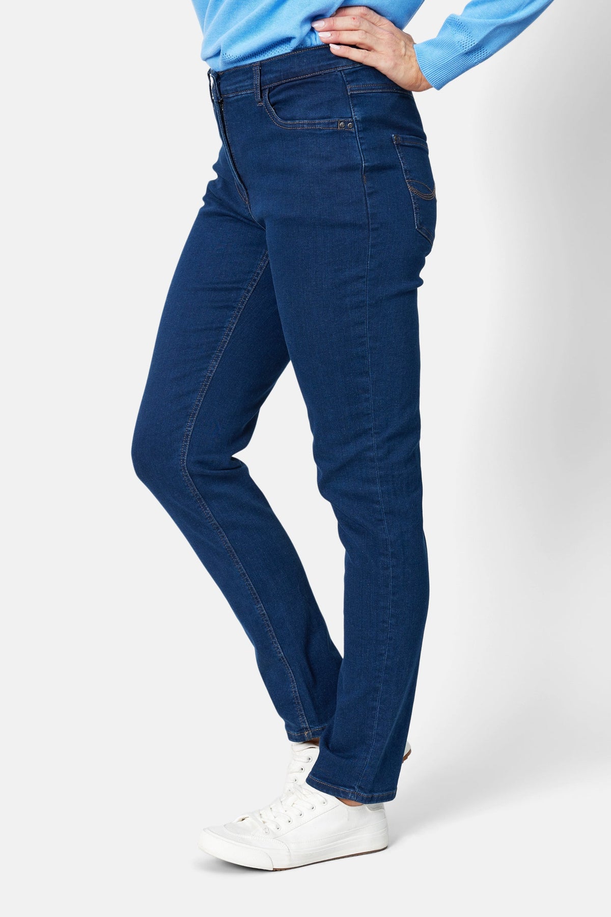 Elisabeth Jeans - Mørkeblå - Curvy Fit