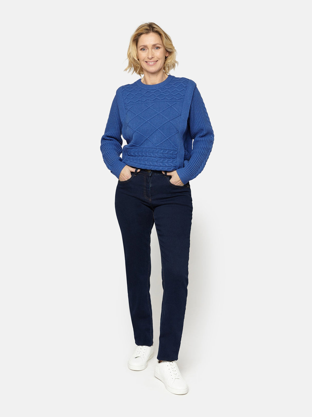 Madelaine Jeans - Mørkeblå - Straight Fit