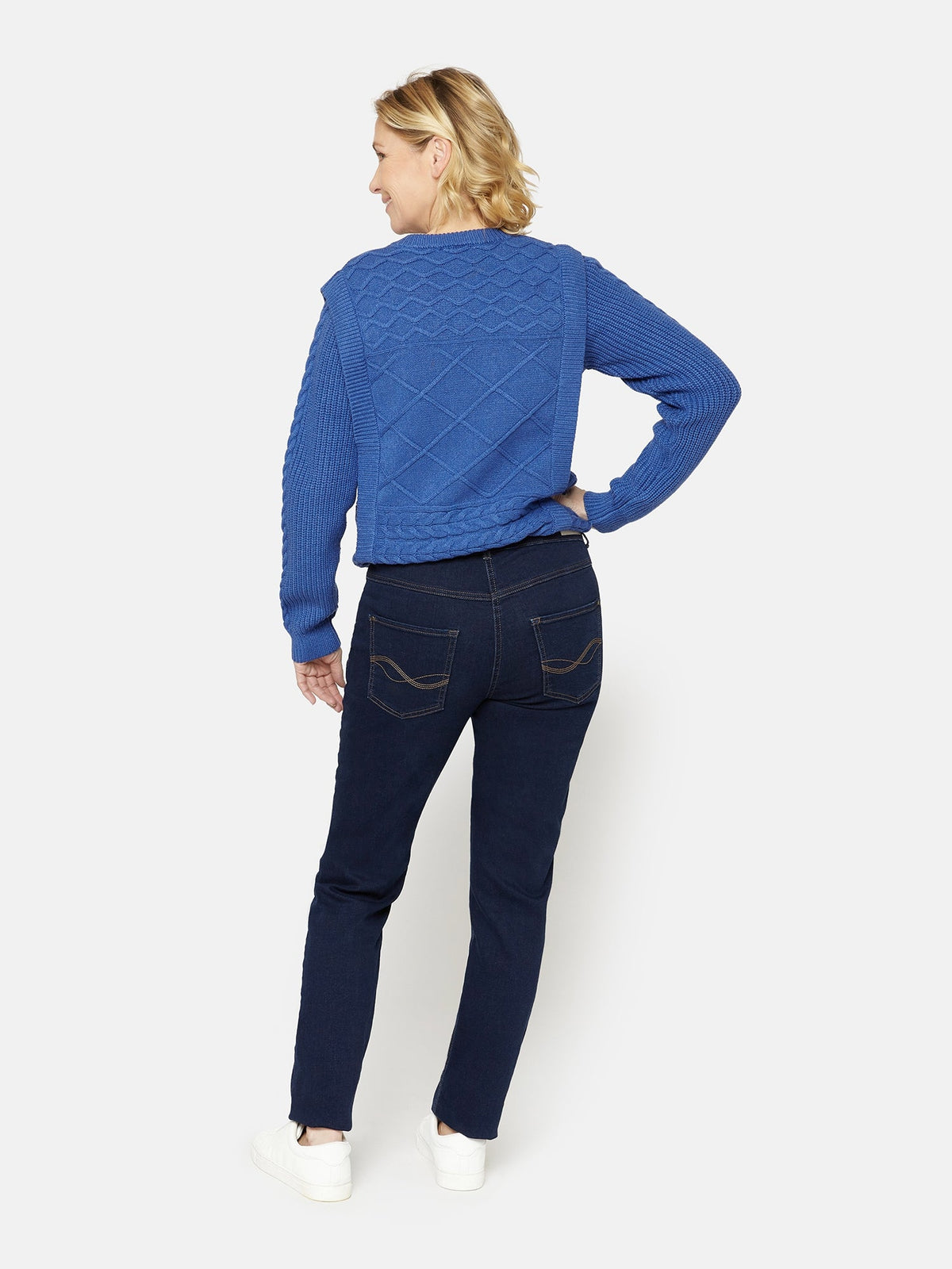 Madelaine Jeans - Mørkeblå - Straight Fit