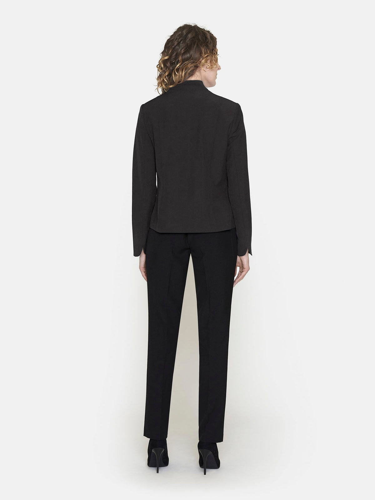 Blazer Med Lynlås - Sort
