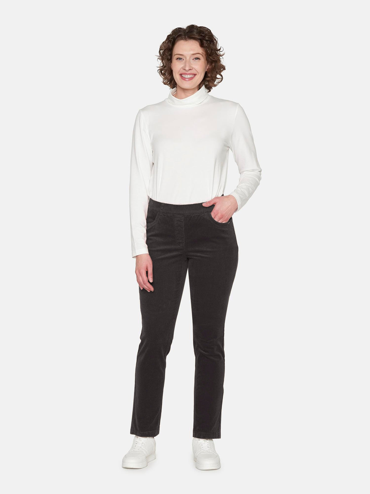 Sofie Fløjls Bukser - Sort - Straight Fit