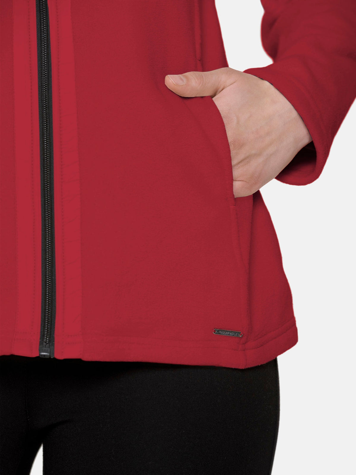 Fleece Jakke - Rød