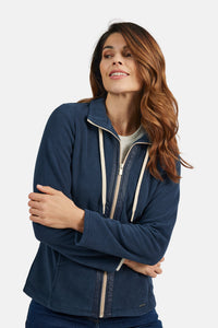 Fleece Jakke - Navy