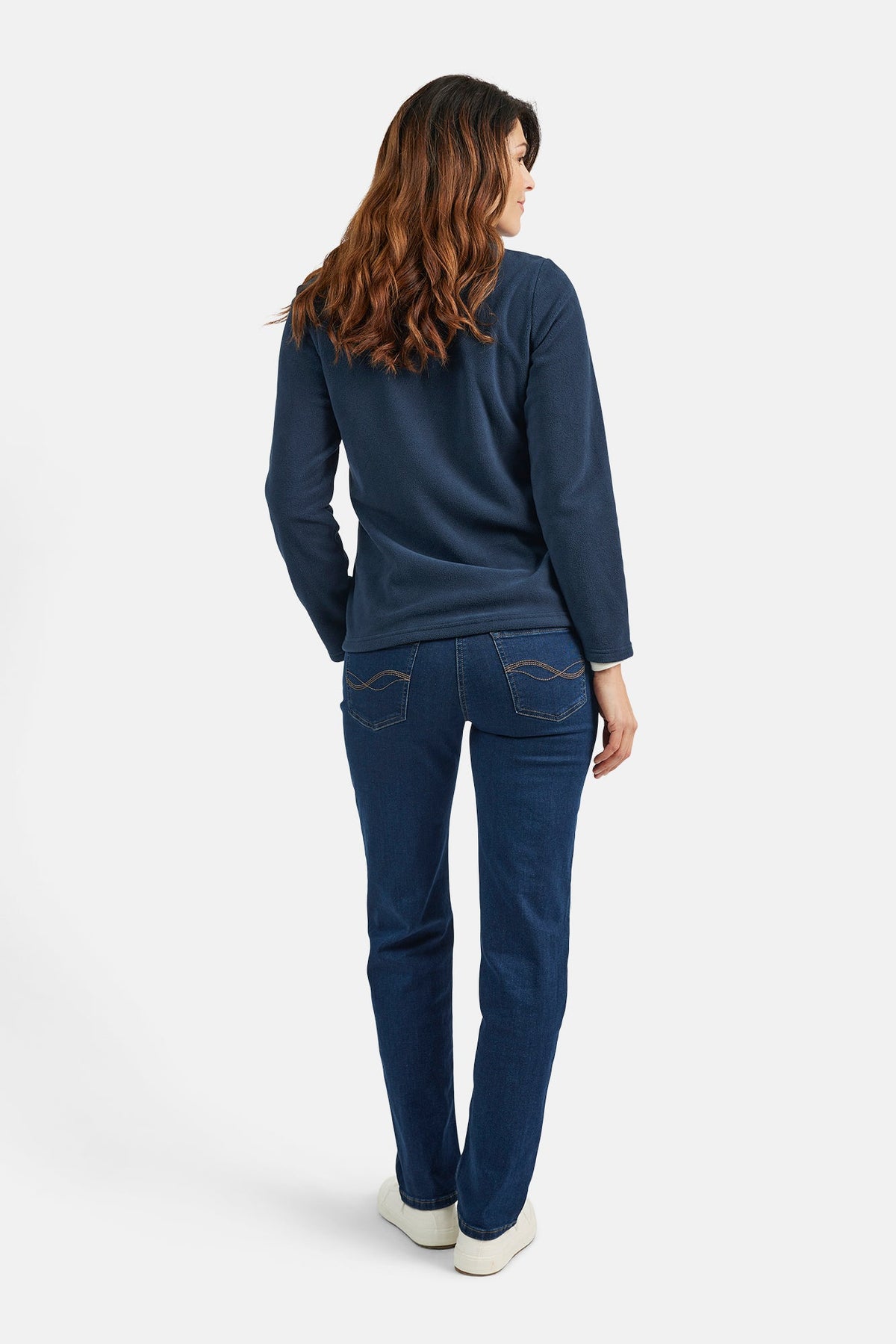 Fleece Jakke - Navy